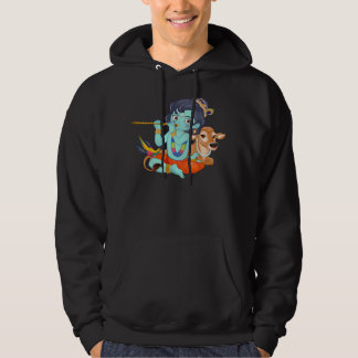 Sudadera Hindu god Lord Shri Krishna with a Cow 