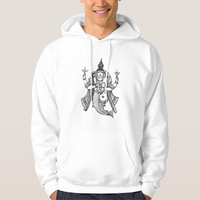 Sudadera Hinduism: Vishnu (Anverso)
