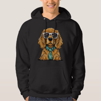 Sudadera Hip Cocker Spaniel En Gafas De Sol