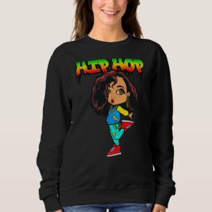 Sudadera Hip Hop es mi música Jam Rap bailando Melanin Brow