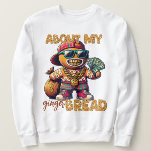 Sudadera Hip Hop Gingerbread Navidades urbanos divertidos