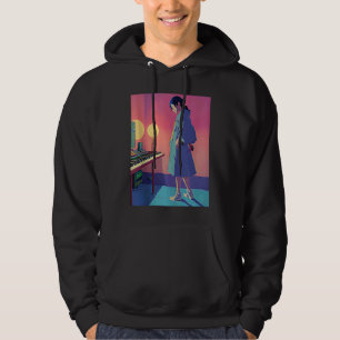 Sudadera Hip hop lo fi estética chillhop relajante