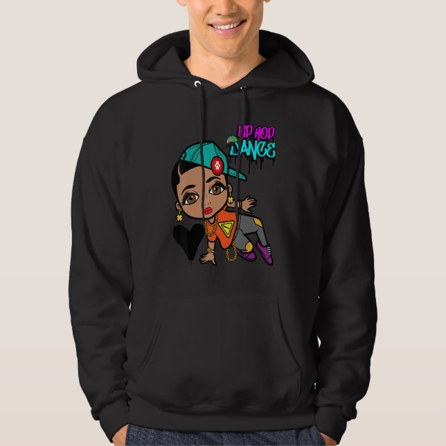 Sudadera Hip Hop Salto de Baile Danza Primavera Calle de Ve (Anverso)