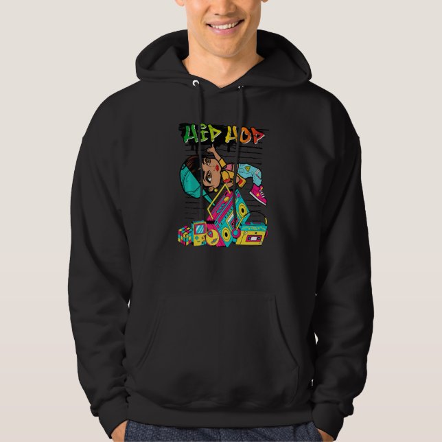 Sudadera Hip Hop Salto de Baile Danza Primavera Calle de Ve (Anverso)