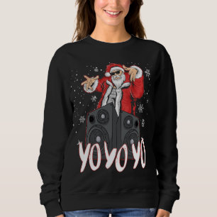 Sudadera Hip Hop Santa Claus Gangster Rap Navidades Yo Yo Y