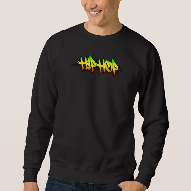 Sudadera Hip Hop Street Spray Paint Graffiti Rap Mom Dad Gi (Anverso)
