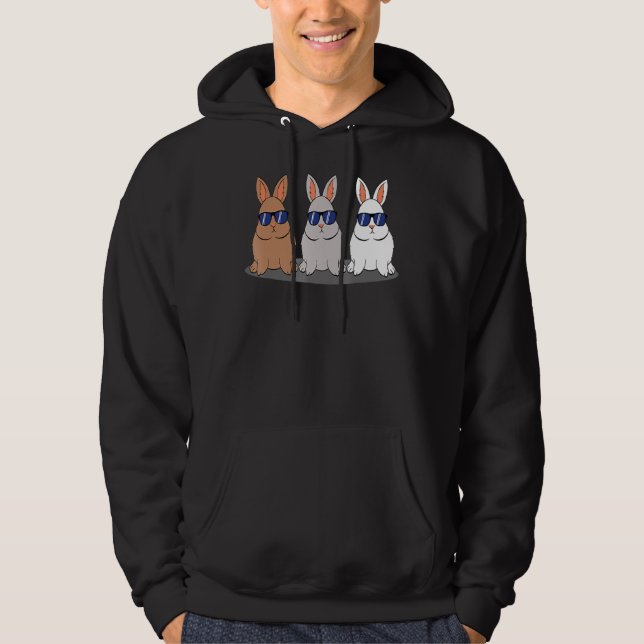 Sudadera Hip Trio Bunnies Shades Easter (Anverso)