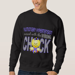 Sudadera Hipertensión pulmonar ensuciada con el polluelo