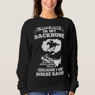 Sudadera Hípica Caballo De La Carreras De La Pista Del Caba