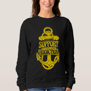 Sudadera Hípica en mi camino trabajo para apoyar el agregad