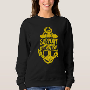 Sudadera Hípica en mi camino trabajo para apoyar el agregad