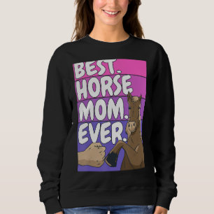 Sudadera Hípica Mejor Madre De Caballo Que Pasa A Caballo
