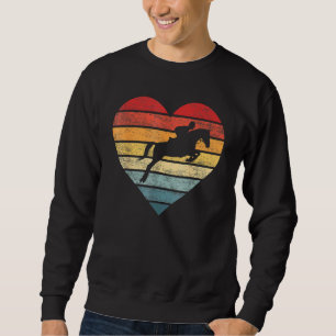 Sudadera Hípica Retro Sunset