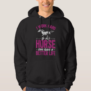 Sudadera Hípica Yo Trabajo Caballos Duros