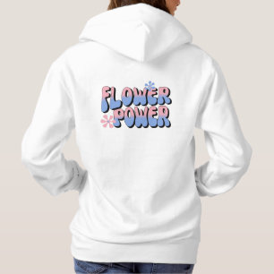 Sudadera Hippie Bubble de moda retro Texto Hoodie sobredime