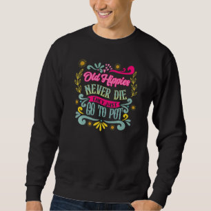 Sudadera Hippie Flor Paz Amor Feliz Alma