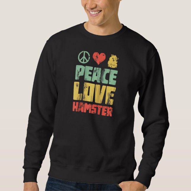 Sudadera Hippie Hamster Raglan (Anverso)