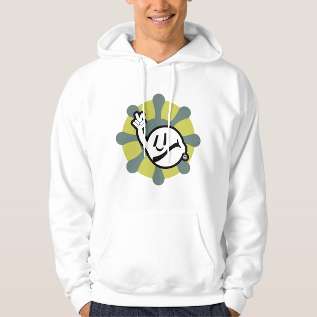 Sudadera HIPPIE ICON flowers 2023 BY MASANSER (Anverso)