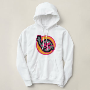 Sudadera HIPPIE ICON flowers FACE 2023 BY MASANSER