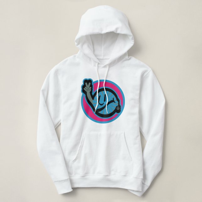 Sudadera HIPPIE ICON flowers FACE 2023 BY MASANSER (Diseño del anverso)