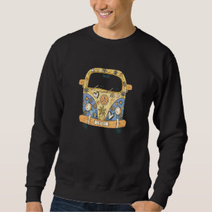 Sudadera Hippie Kostm Peace Love Flower Power Retro Camper
