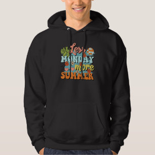 Sudadera Hippie Retro Boho Menos Lunes Más Verano
