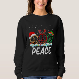Sudadera Hippie Santa Claus Navidades Gorra Camisas De Paz