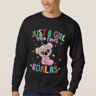 Sudadera Hippie, sólo un Chica que ama el Vintage de Koalas