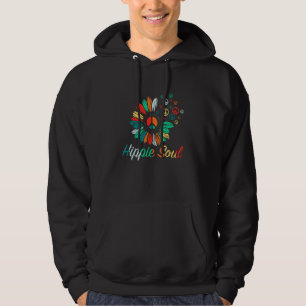 Sudadera Hippie Soul Peace Sunflower Stay Trippy Estilo 70