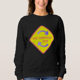 Sudadera Hippies activistas descarbonizar ahora 70s