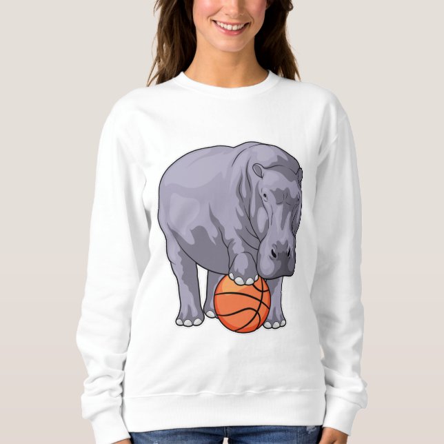 Sudadera Hippo Baloncesto Baloncesto (Anverso)