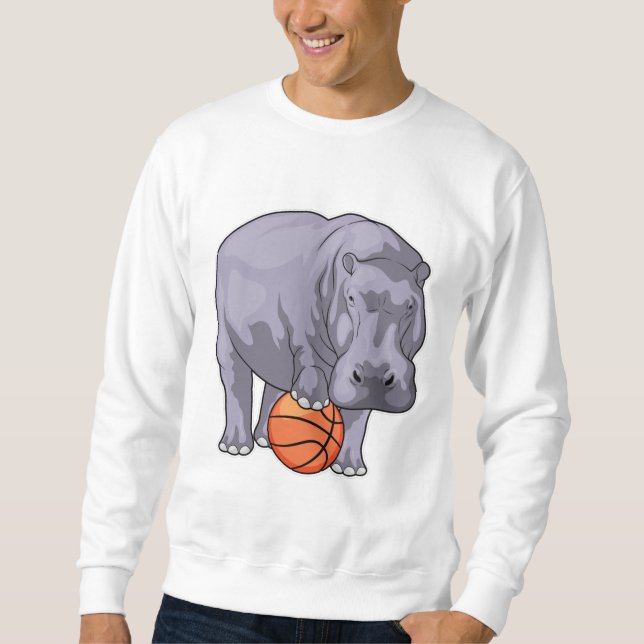 Sudadera Hippo Baloncesto Baloncesto (Anverso)