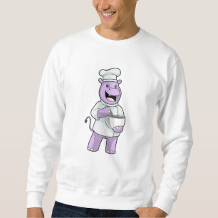 Sudadera Hippo como chef con Bowl