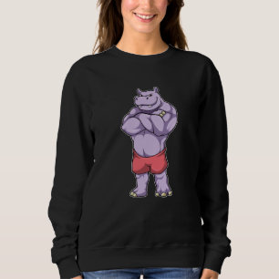 Sudadera Hippo como el caso de la construcción de cuerpos e