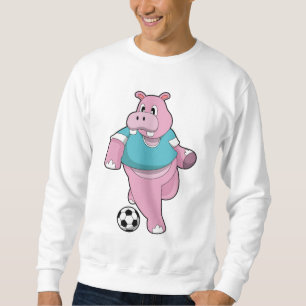 Sudadera Hippo como jugador de fútbol con Soccer.PNG