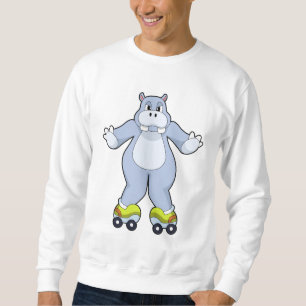 Sudadera Hippo con patines de patines