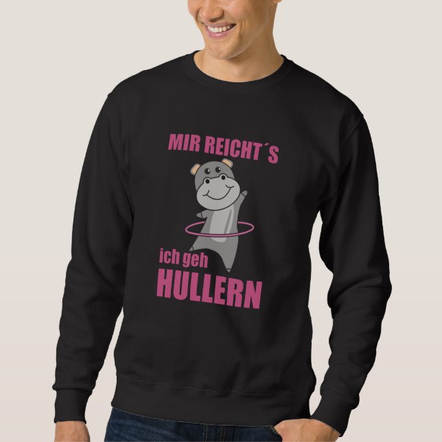 Sudadera Hippo El Hullern Sport Cute Animales Hippo (Anverso)