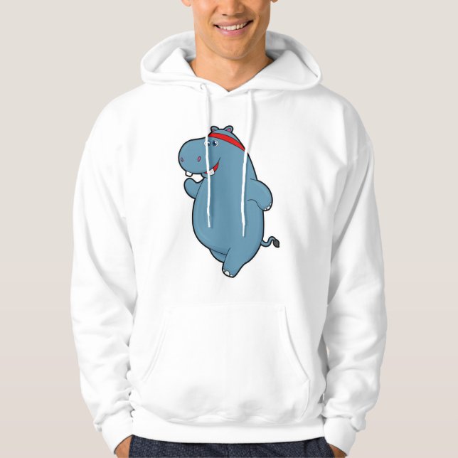 Sudadera Hippo en carrera con la cabeza (Anverso)