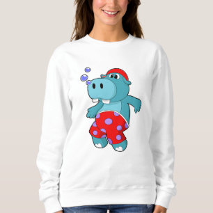 Sudadera Hippo en Natación con Bocas