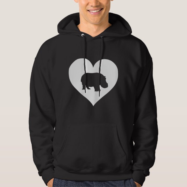 Sudadera Hippo Lover Hipopótamo y Niños (Anverso)