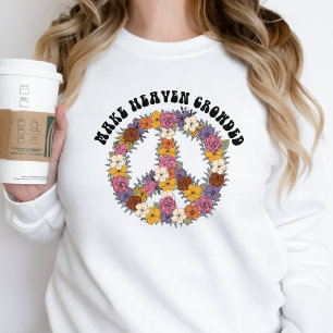 Sudadera Hippy Floral Sweatshirt Camisas cristianas