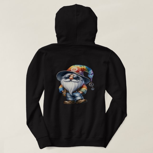 Sudadera Hippy Gnome (Reverso del diseño)