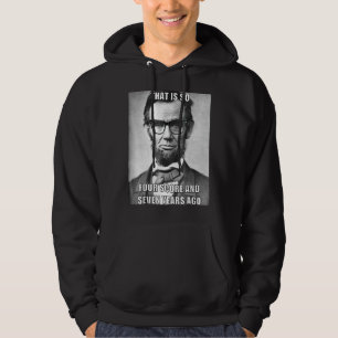 Sudadera Hipster Abraham Lincoln