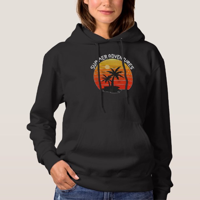 Sudadera Hipster Hello vacaciones de verano viajes parte de (Anverso)