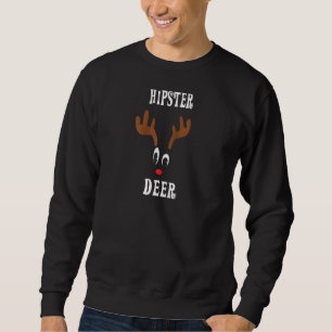 Sudadera Hipster Navidades Angler Hunt Deer Elk R