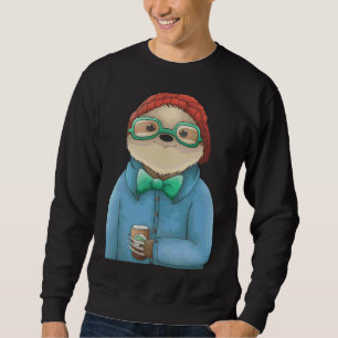 Sudadera Hipster Sloth