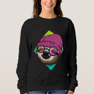 Sudadera Hipster Sloth Cute Slots Ideas Hombres Mujeres