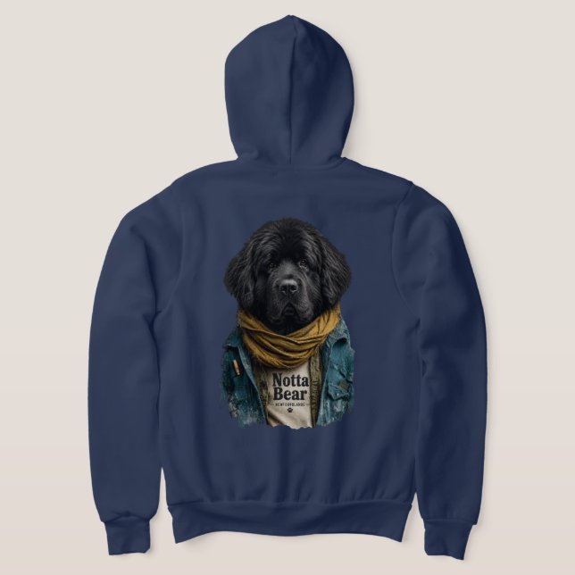 Sudadera Hipster Urbano Newf – Estilo Notta Bear (Distribución Reverso )