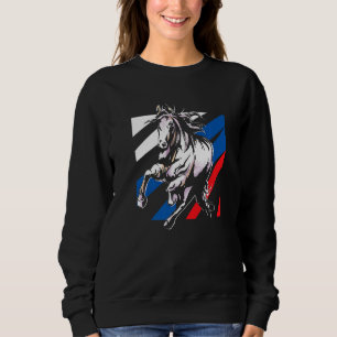 Sudadera Híptico hincha Caballo montando equitación Deporte