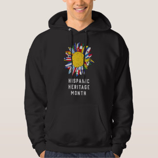 Sudadera Hispanic Heritage Month Latino Countries Flags Ret